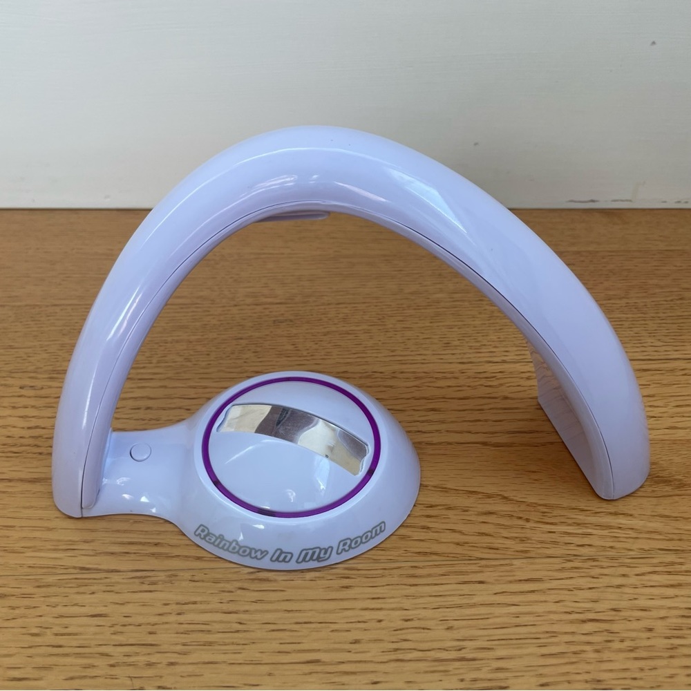 LED Cute Rainbow Projector Color Night Lamp Light Gift Kids Toy Home Room